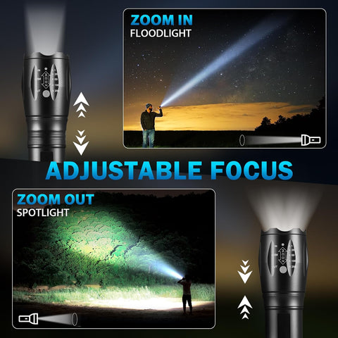 Staaricc 12P LED Small Flashlights High Lumens, Mini Flash Light for Home