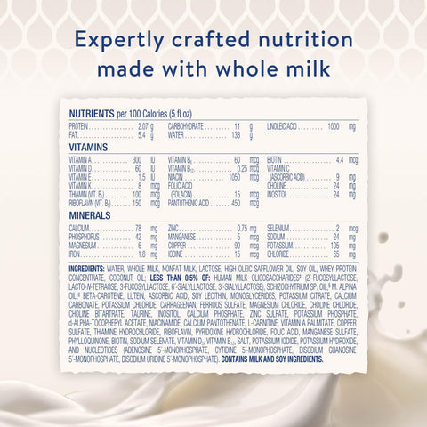 Similac 360 Total Care Made With Whole Milk, Ready-to-Feed Baby Formula