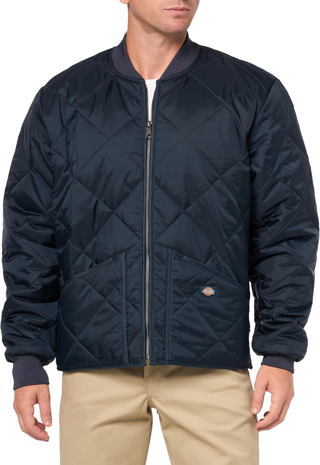 Dickies Men's Water Resistant Diamond Quilted Nylon Jacket