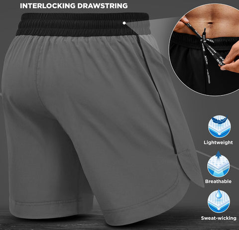 RDX MMA Shorts for Training & Kickboxing – Fighting Shorts for Martial Arts, Cage Fight, Muay Thai, BJJ, Boxing, Grappling