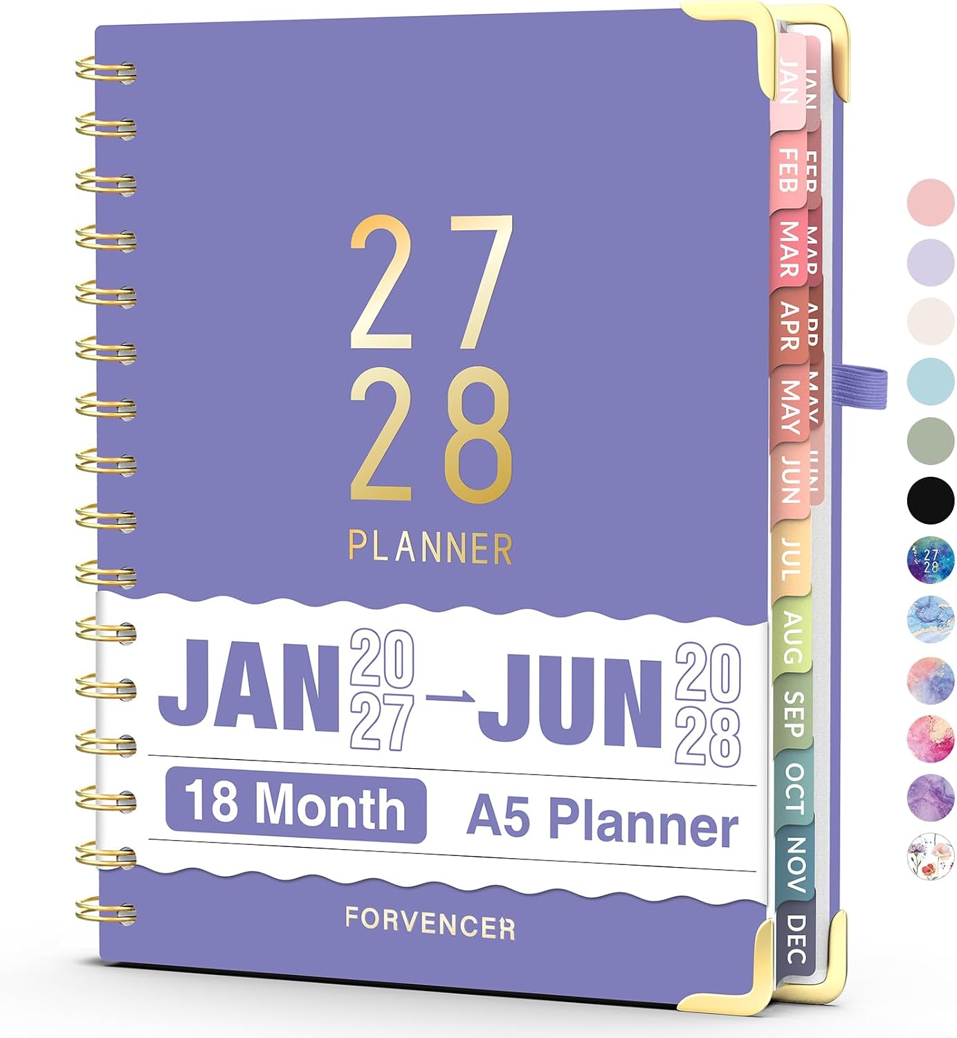 Forvencer Planner 2027-2028, 18 Month Calendar Planner, Jan 2027-June 2028