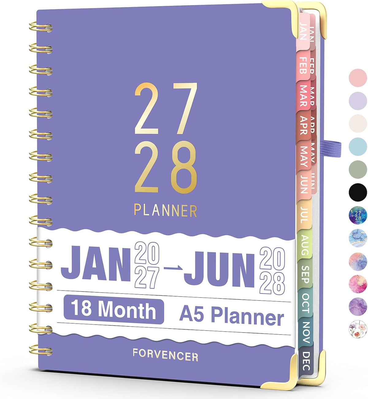 Forvencer Planner 2027-2028, 18 Month Calendar Planner, Jan 2027-June 2028