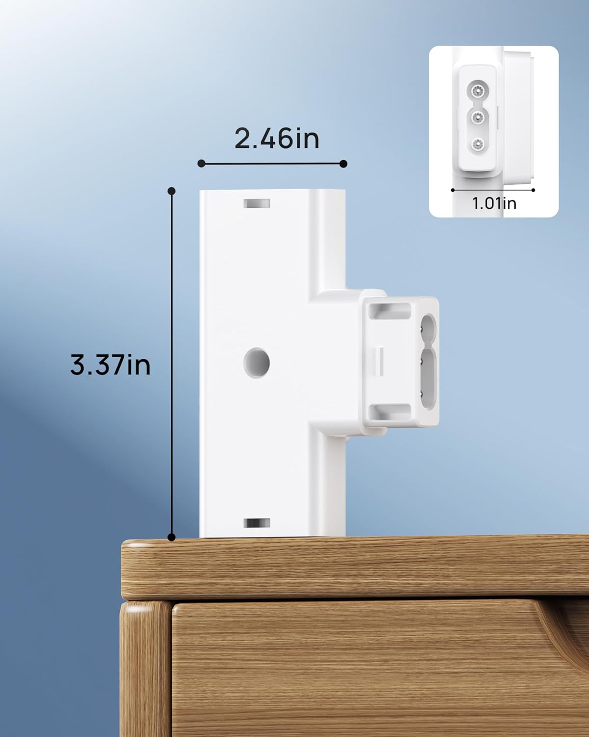 1 Piece 90 Connector to Turn the Direction for TROND Outlet Extender Stick