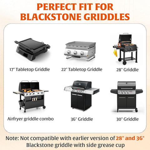 AWEASROY Grease Cup Liners Compatible with Blackstone Griddle(100 Pack)
