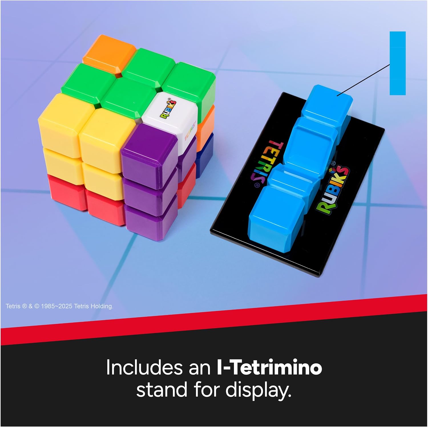Rubik's Cube Tetris Edition 3x3 Cube Shapeshifting Puzzle Game Brain Teaser