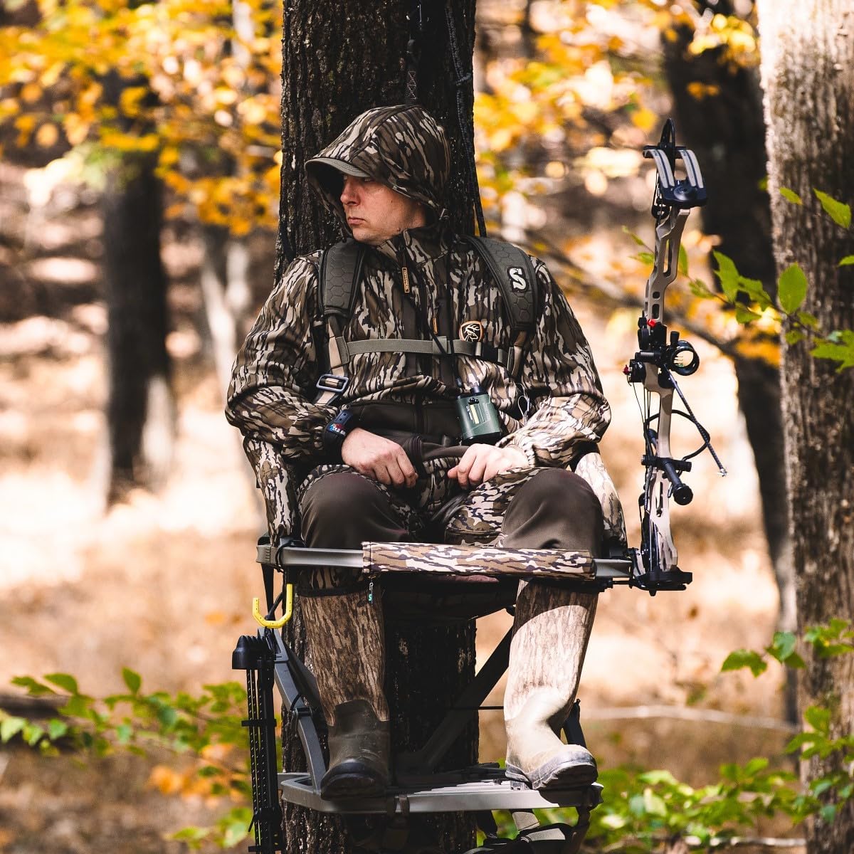 Dual Position Seat + Armpads - Mossy Oak® Original Bottomland®