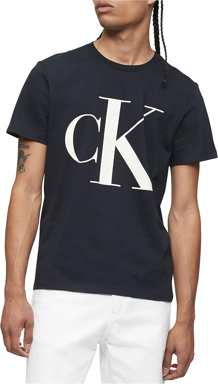 Calvin Klein Men's Monogram Logo Crewneck T-Shirt