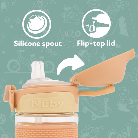 Nuby Thirsty Kids Flip-it Bolt Toddler Cup