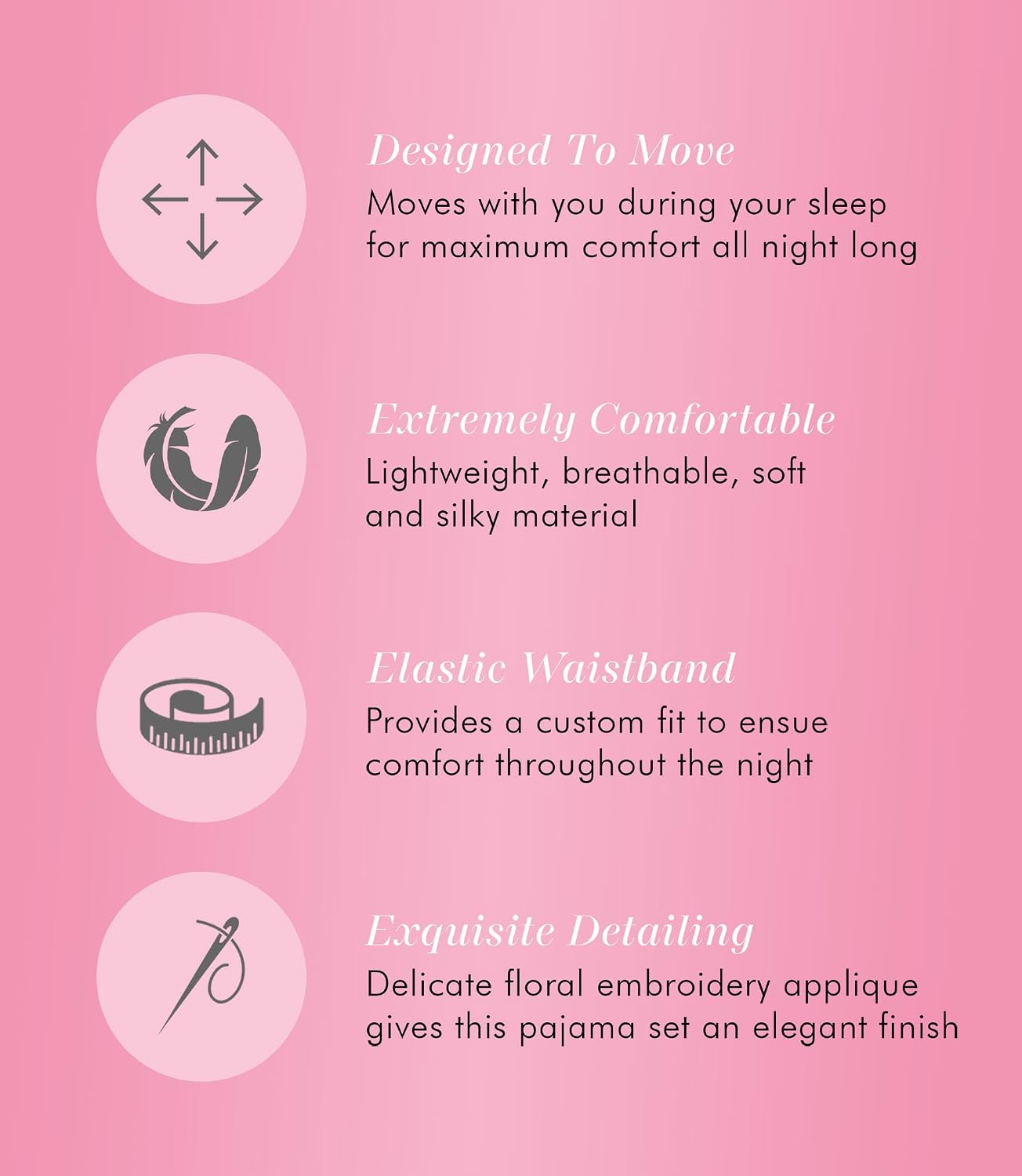 Exquisite Form 90107 Women's Nylon Tricot Short Sleeve Matching Pajama Set