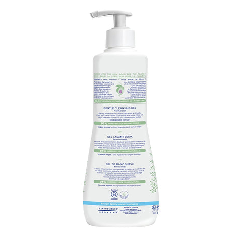 Mustela Gentle Cleansing Gel - Baby Wash for Delicate Skin and Hair - Newborn-Safe Cleanser - Made with with Natural Avocado Perseose - 1 or 2-Pack - Various Sizes