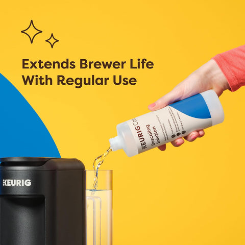 Keurig Brewer Cleanse Kit For Brewer Descaling and MaintenanceIncludes Descaling Solution & Rinse Pods, Compatible with Keurig Classic/1.0 & 2.0 K-Cup Pod Coffee Makers, 5 Count