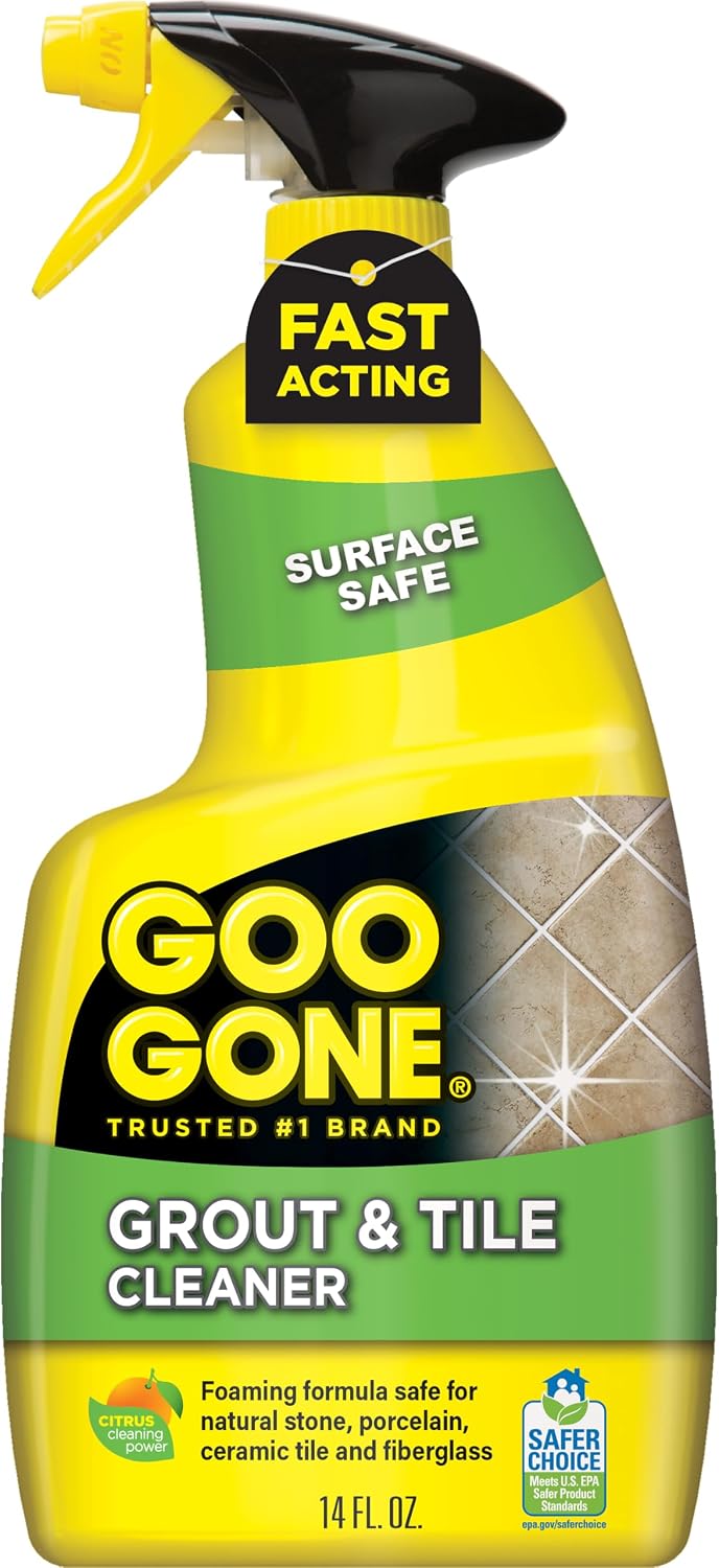 Goo Gone Grout & Tile Cleaner - Stain Remover - 14 Fl. Oz.