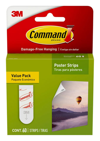 Command Poster Strips, 60 Strips