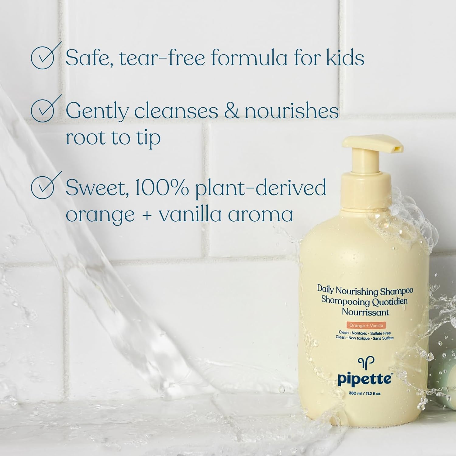 Pipette Kids Daily Nourishing Shampoo & Conditioner Duo (Pack of 2)