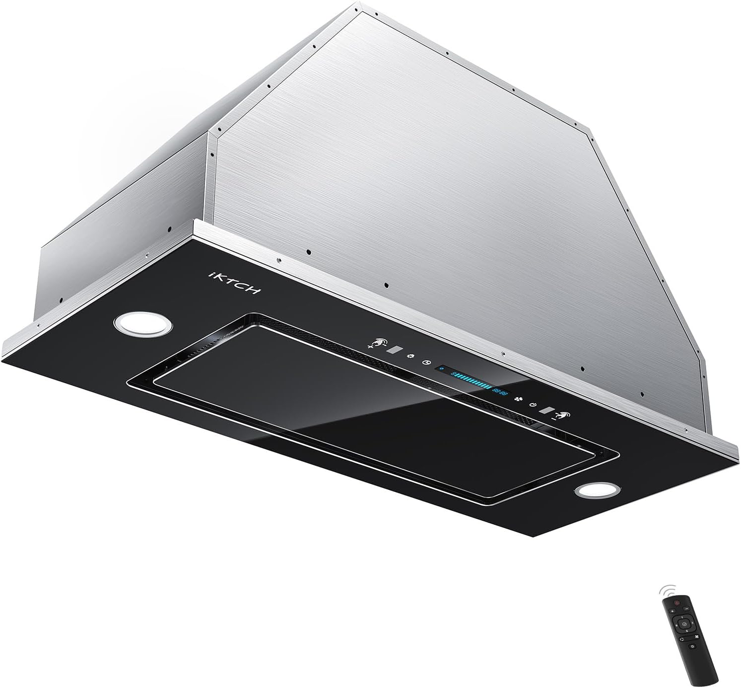 30 Inch Range Hood Insert, 900 CFM Convertible Vent Hood with 4-Speed Fan