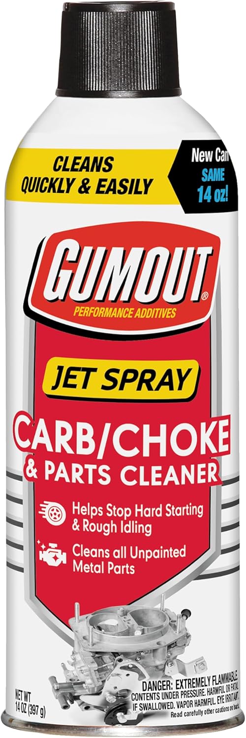 Gumout (800002230-12PK) Carb and Choke Cleaner Jet Spray - 16 oz., (Pack of 12)