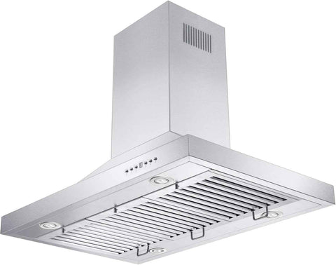 ZLINE 48" Convertible Vent Island Mount Range Hood in Stainless Steel (GL2i-48)