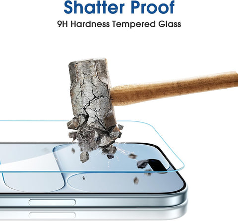 amFilm OneTouch for iPhone Air Screen Protector 6.5'' Tempered Glass