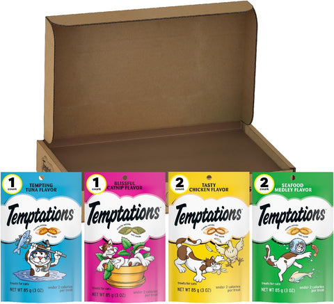 Temptations Classic Feline Favorites Crunchy Cat Treats, 3 oz, 6 Pack