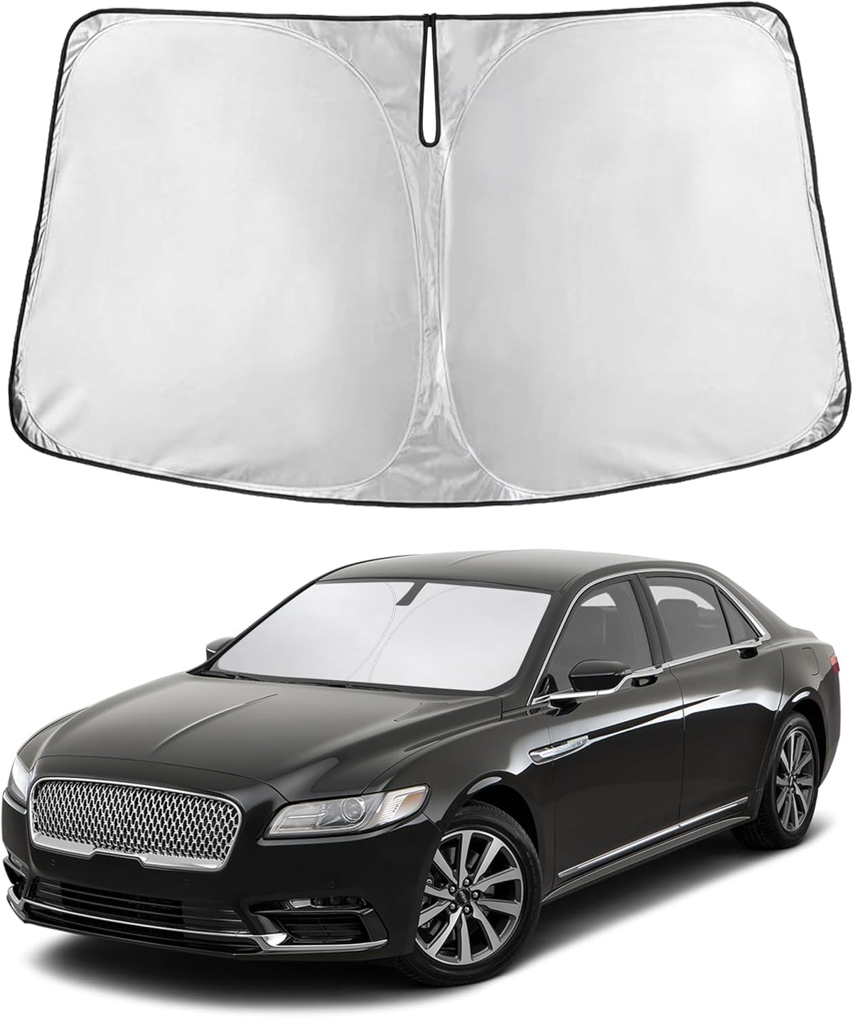 EcoNour Windshield Sunshade Compatible for Lincoln Continental 2017-2020
