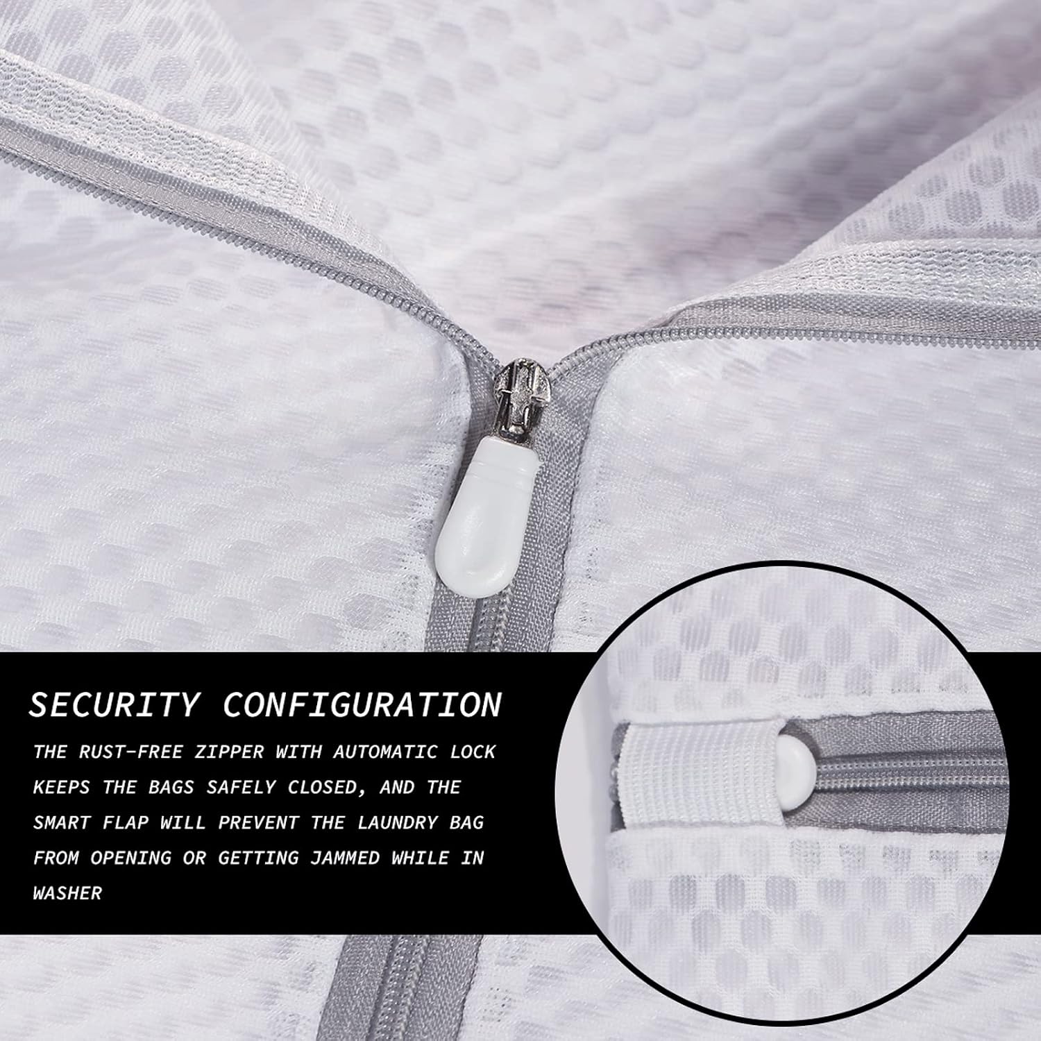 SUERIV 3Pcs Durable Honeycomb Mesh Laundry Bags for Delicates 125gsm Net Fabric Durable and Reusable Delicate Wash Bag,Organization Bag for Lingerie,Sock,12 x 16 Inches(3 Medium)