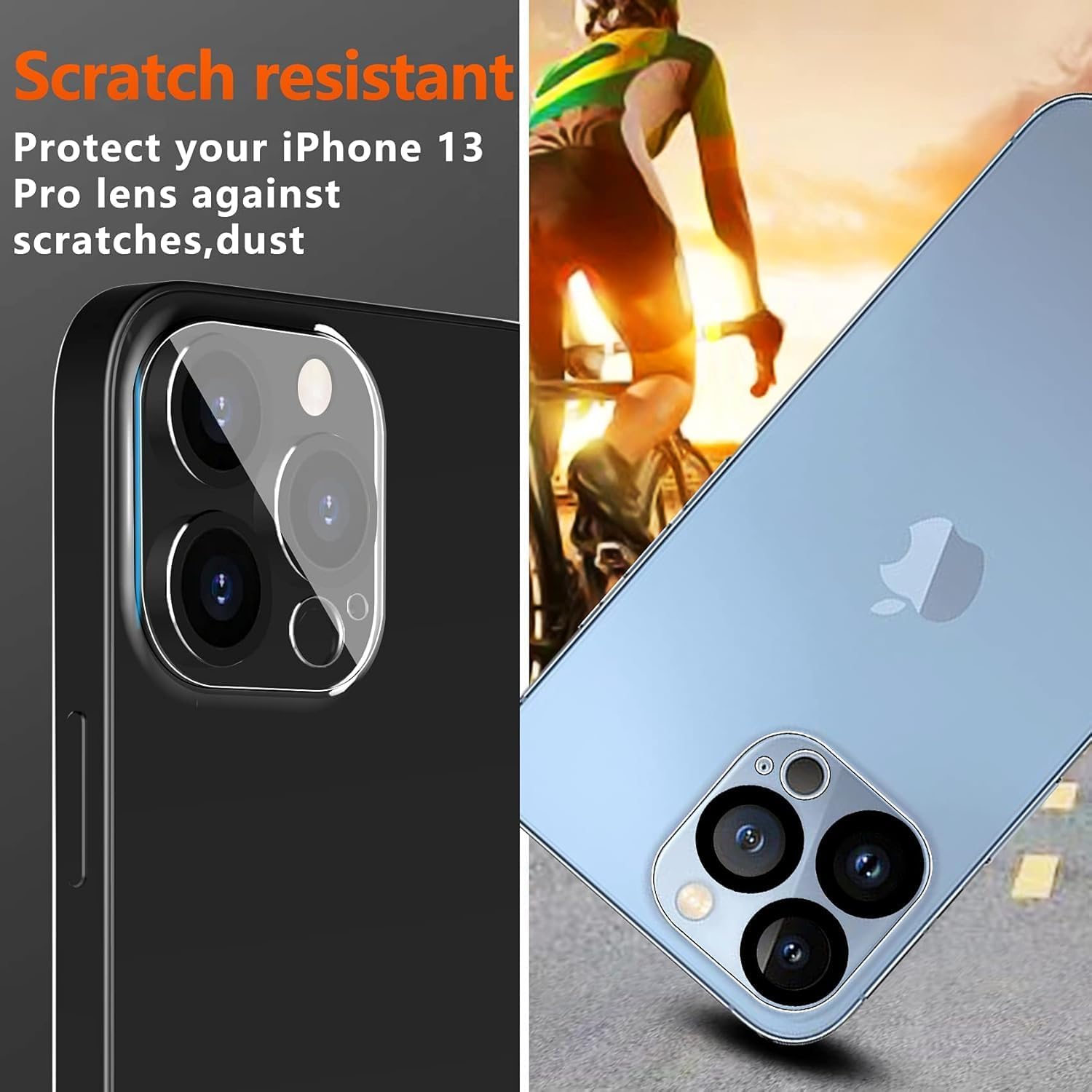 Ferilinso 3 Pack Screen Protector for iPhone 13 Pro, Tempered Glass, HD