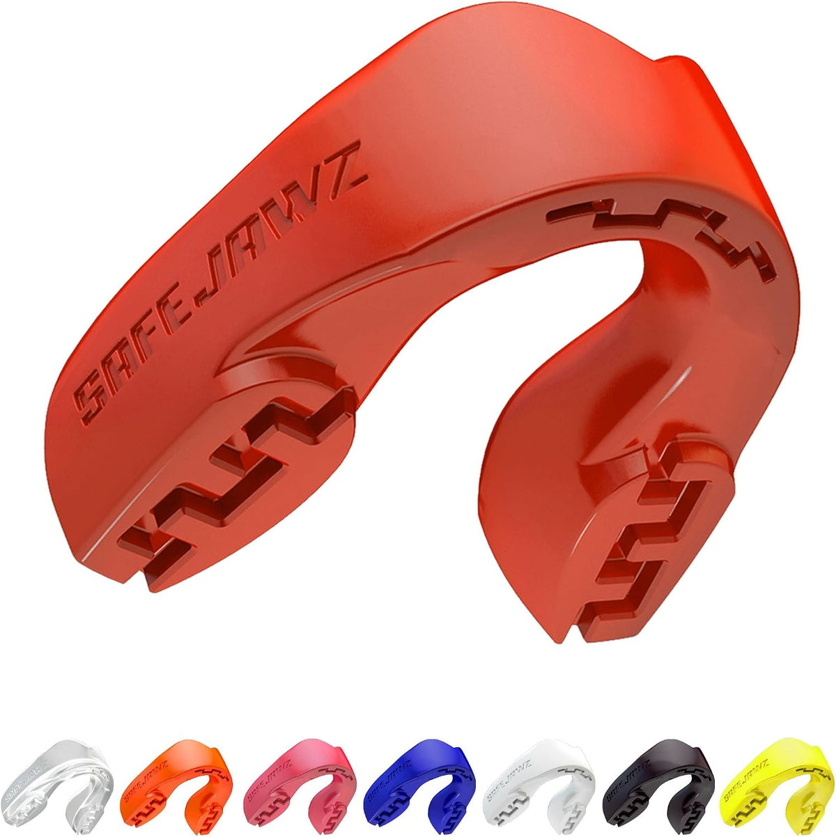 SAFEJAWZ Mouth Guard, Slim Fit Mouthguard for Adult & Youth with Case