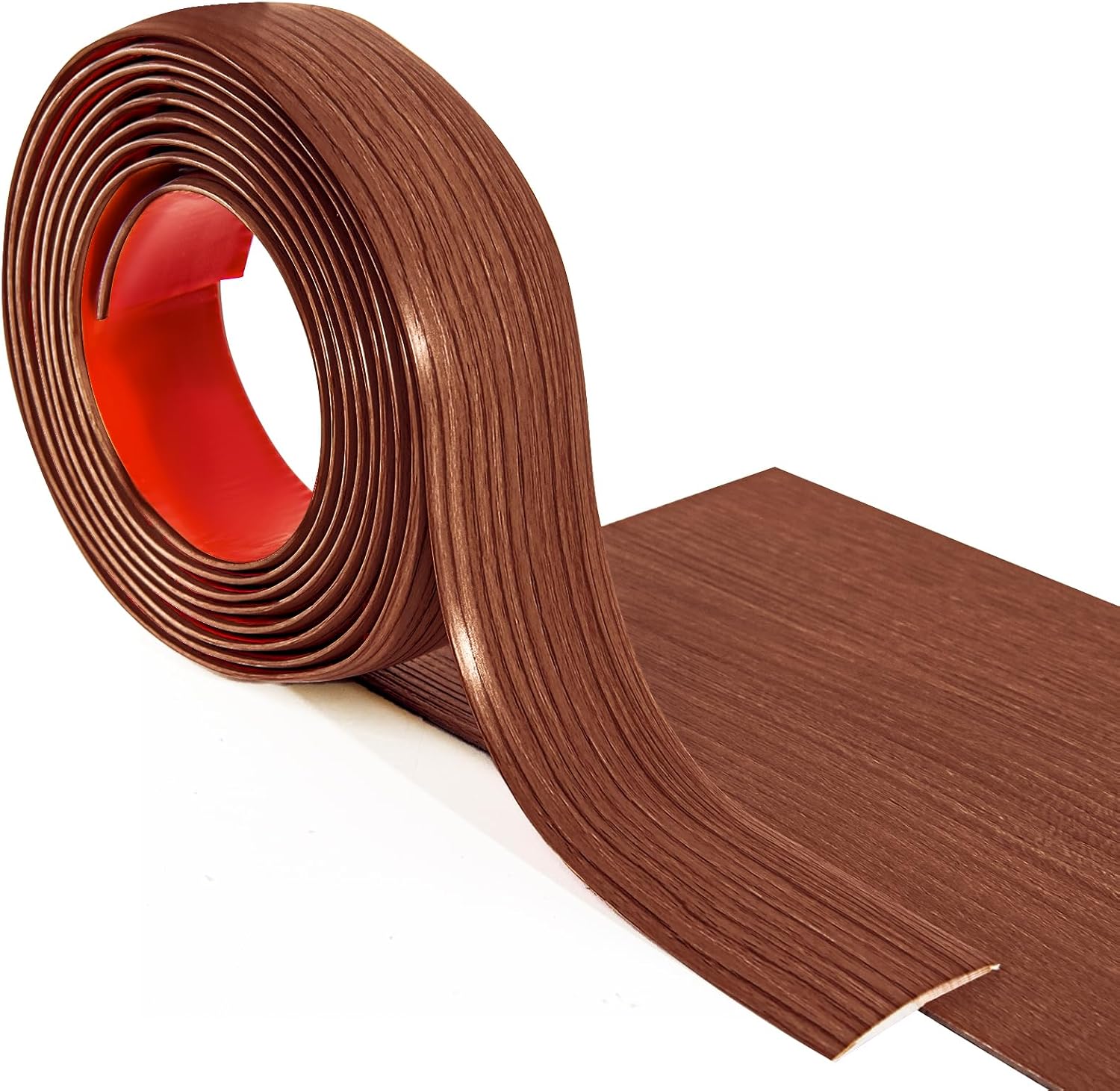 Art3d 4 ft Vinyl Floor Transition Strip, Laminate Floor Divider, Cherry