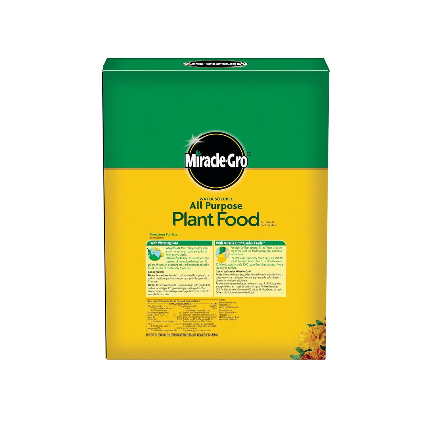 Miracle-Gro Water Soluble All Purpose Plant Food, 10 lb.