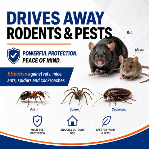 Mouse Repellent Balls 36 Pack, Peppermint Rodent Repellent for Mice and Rats, Natural Mouse Deterrent Indoor Outdoor, Long Lasting Pest Control for Home, Garage, Basement, Attic, Car