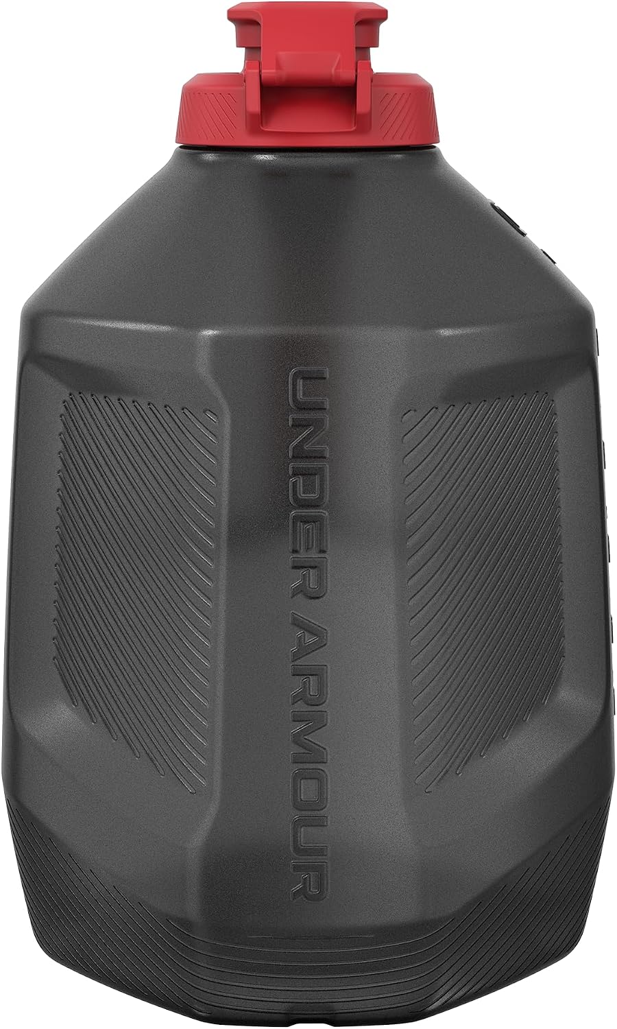 Under Armour 1 Gallon Water Bottle, Large Sports Jug, Durable, Gym Water Bottles for Men and Women, Football, Basketball, Black/Black