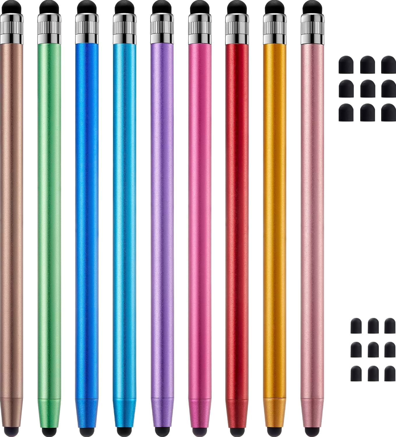 ChaoQ Stylus Pen for Touchscreen, 9pcs Stylus Pen for iPad iPhone Android