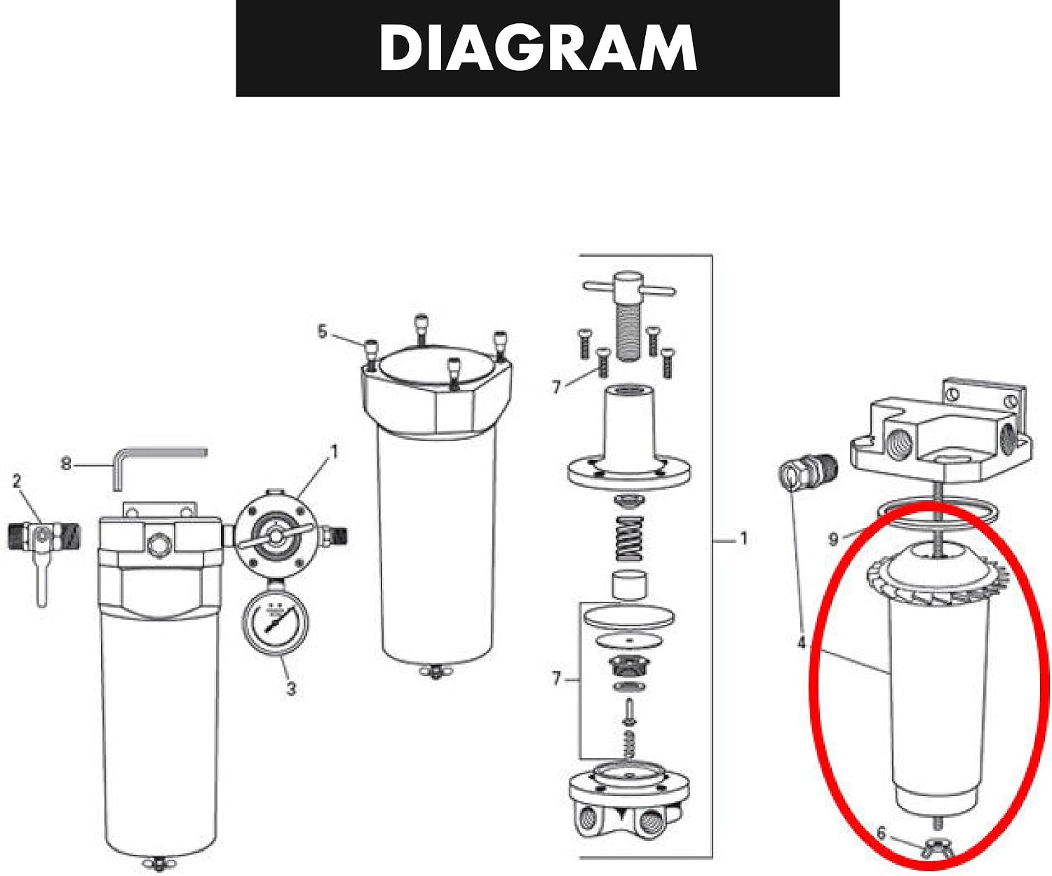 CamAir QC3 Replacement Desiccant 130524-1 Each