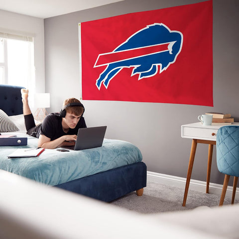 NFL Rico Industries Standard 3' x 5' Banner Flag Single Sided - Indoor or Outdoor - Home Décor