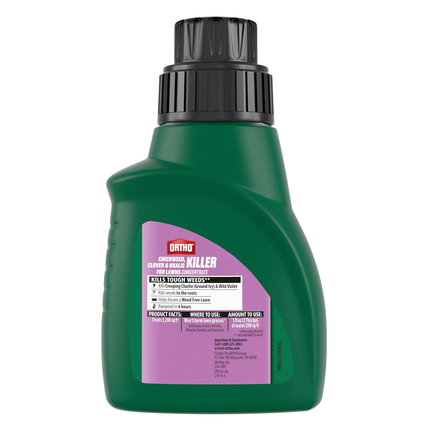 Ortho Chickweed, Clover & Oxalis Killer for Lawns Concentrate, 16 fl. oz.