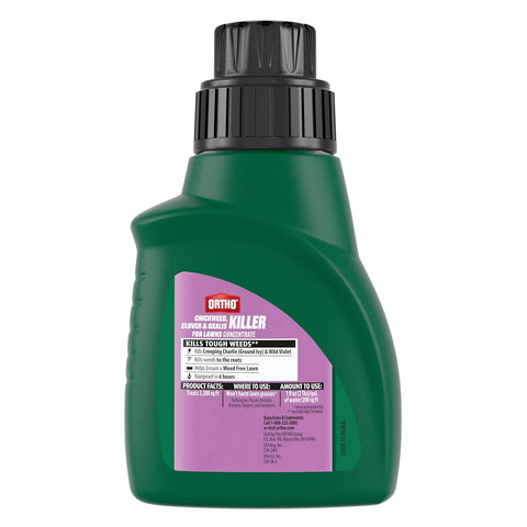 Ortho Chickweed, Clover & Oxalis Killer for Lawns Concentrate, 16 fl. oz.