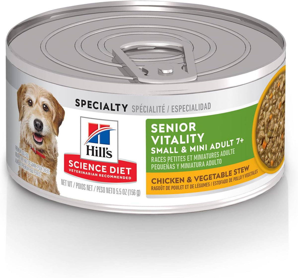 Hill's Science Diet Adult 7+ Senior Vitality Small & Mini Wet Dog Food