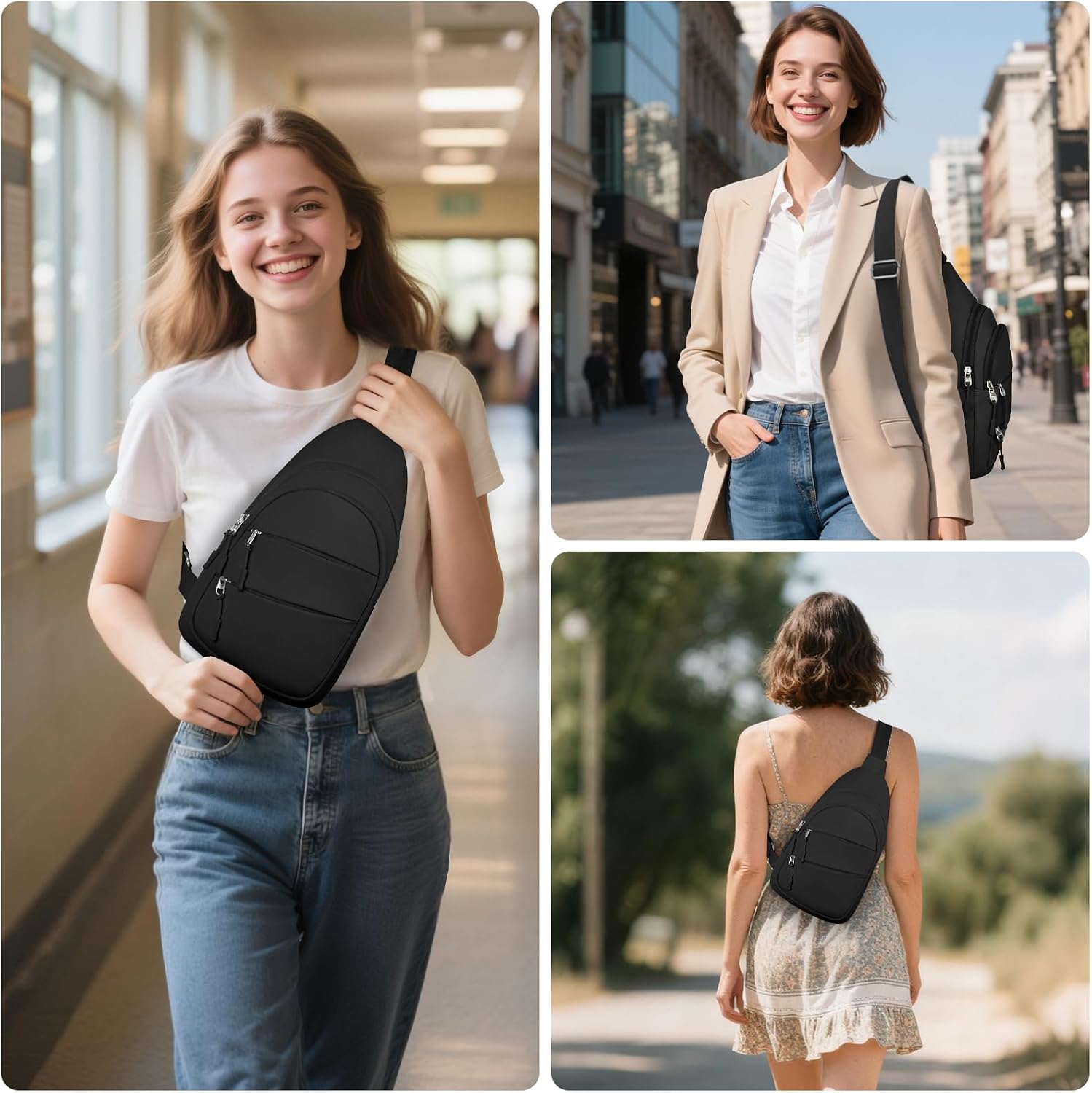 Tuwubi Crossbody Bags for Women, Sling Bag for Men
