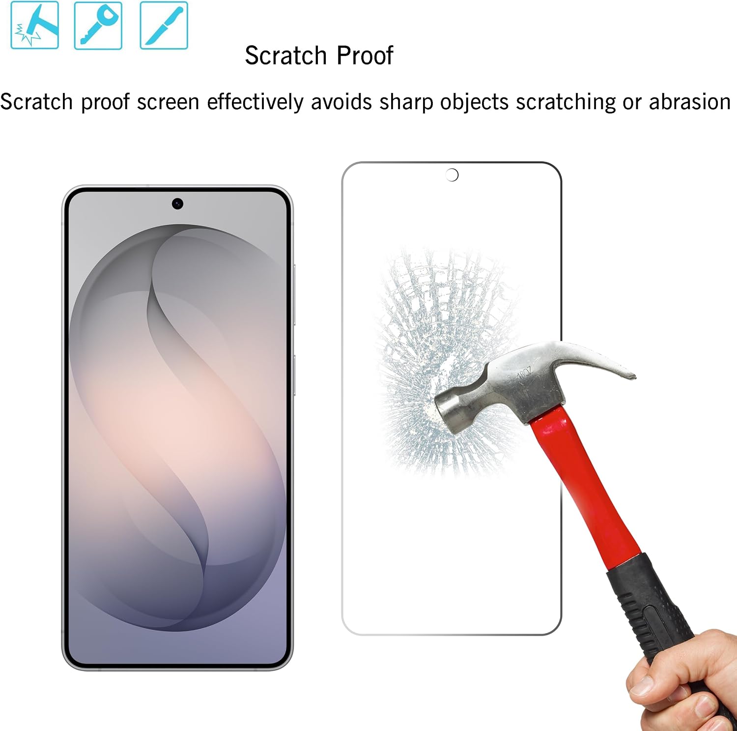 Ailun Screen Protector + Camera Lens Protector for Galaxy S26+ / S26 Plus