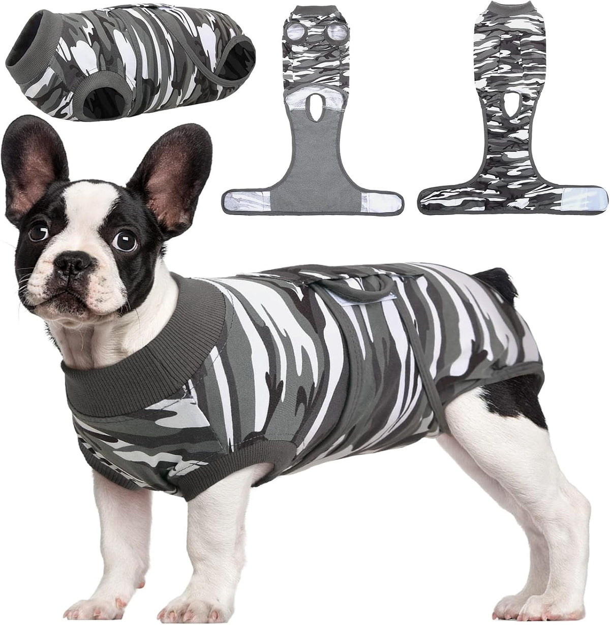 Kuoser Recovery Suit for Dogs Cats, Soft Dog Surgery Suit Female Male Spay