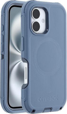 OtterBox iPhone 16 Defender Series Case - Baby Blue Jeans -