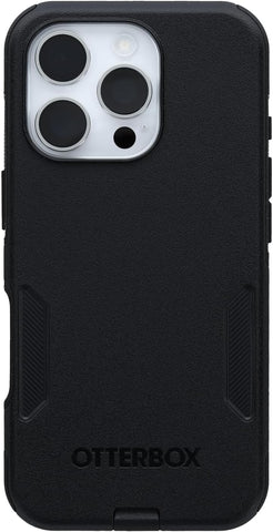 OtterBox iPhone 16 Pro Commuter Series Case - Black, Thin & Protective iPhone Case, Dual-Layer, Impact Absorbing iPhone Case