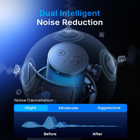 MAONO DGM20W Wireless Gaming Microphone for PC & Smartphones