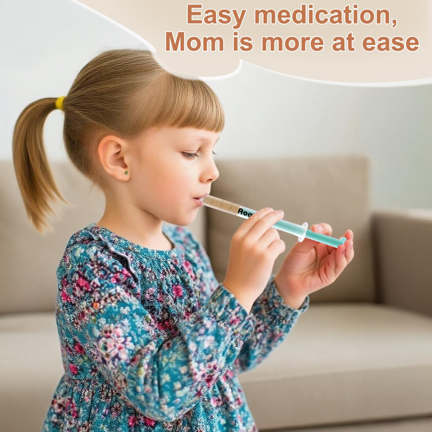 Baby Medicine Dispenser 10ML Syringe For Children,10ML Oral Syringes, Liquid Plastic Syringe Without Needle,Leak proof Dosing Tools,5 Uniquely Colour Syringes - 10 Pack