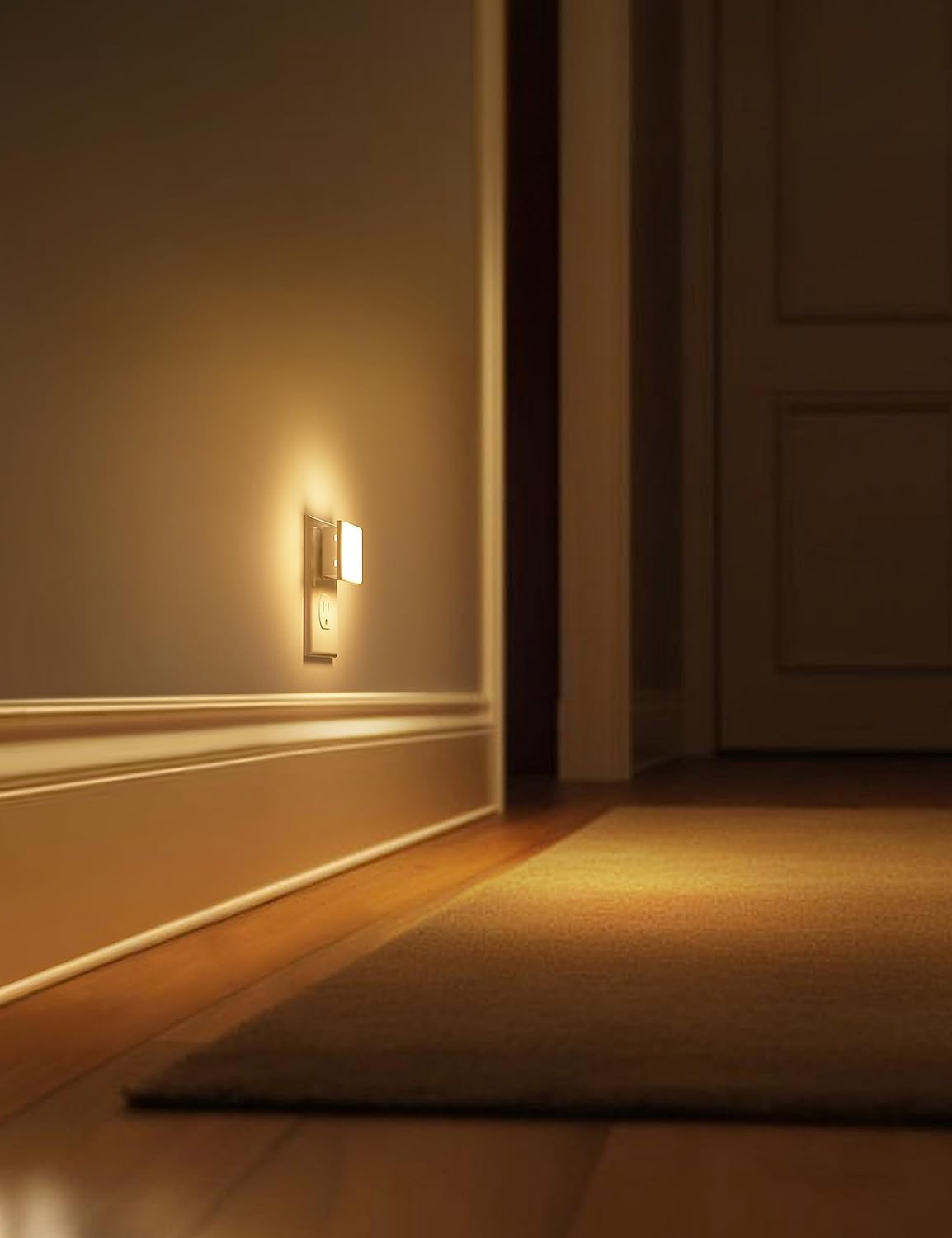 L LOHAS LED Night Lights Plug into Wall 2-Pack, 0.3W Plug in Night Light