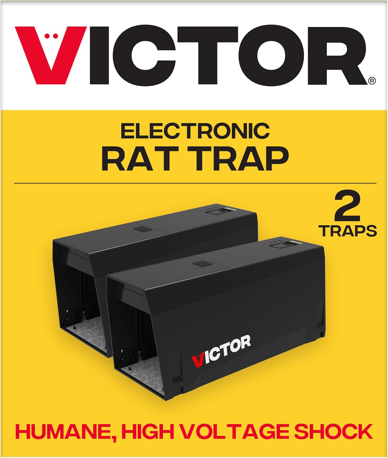 Victor Electronic Rat Trap, 2-Pack