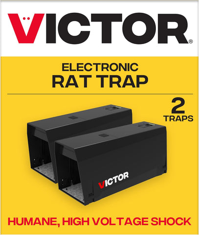 Victor Electronic Rat Trap, 2-Pack