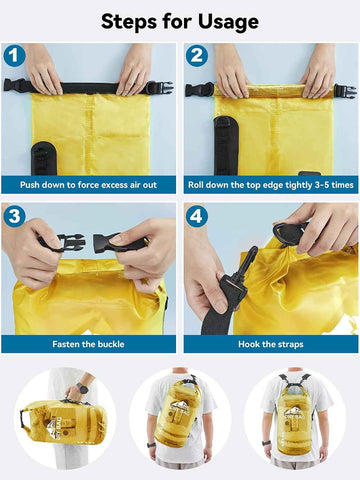 HEETA Dry Bag Waterproof Backpack with Phone Case 5L/10L/20L/30L/40L