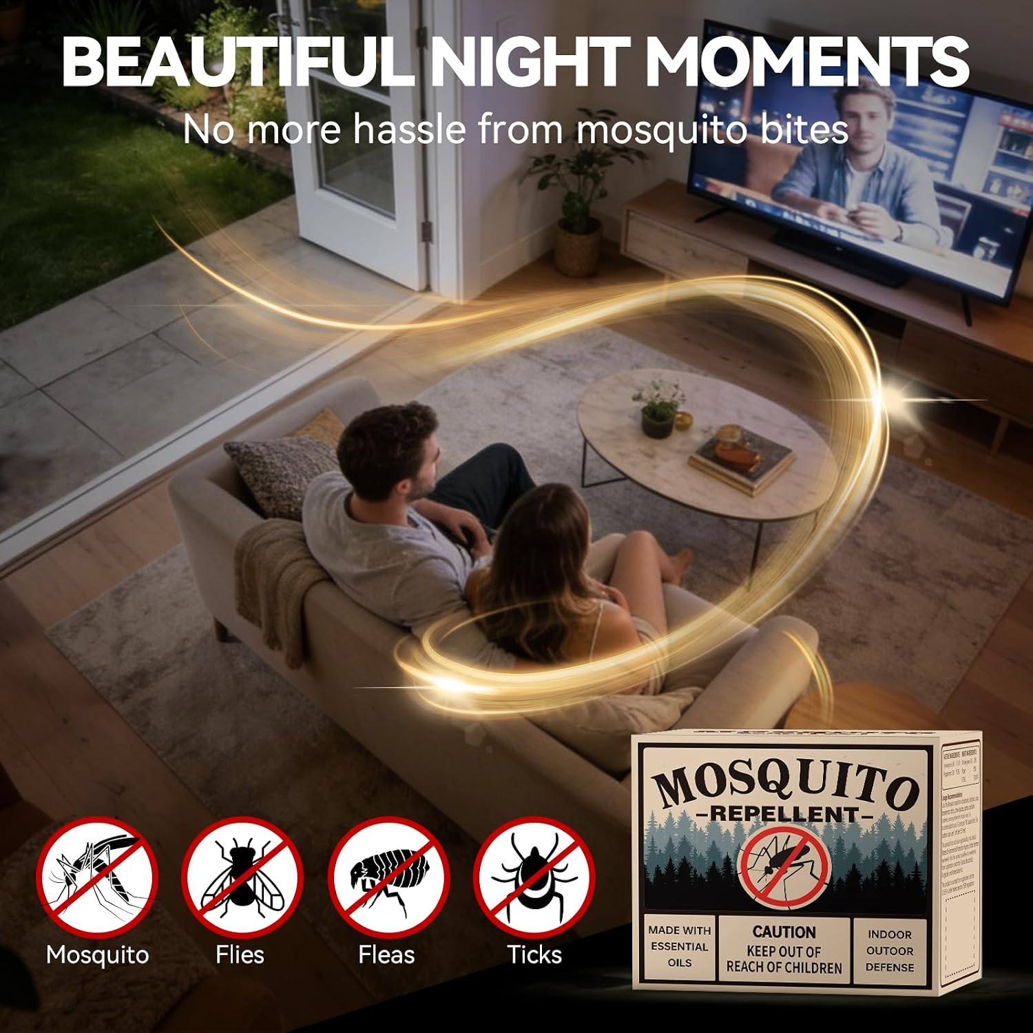 Mosquito Repellent 36 Balls – Mosquito Repellent Outdoor Patio & Indoor