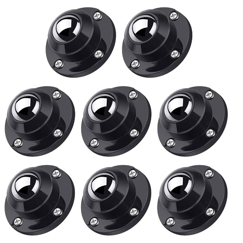 PlusRoc 8 Pack Anti-Rust Wheels for Furniture,Stainless Steel